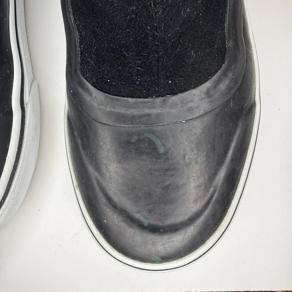 Vans Quarter Slip On Hi Terrain V MTE Black White Check Boots Kids Youth Size 3 - Picture 8 of 16